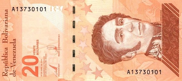 PN117 Venezuela - 20 Bolivares Year 2021